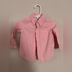 Janie and Jack Soft Pink Button-Down Shirt